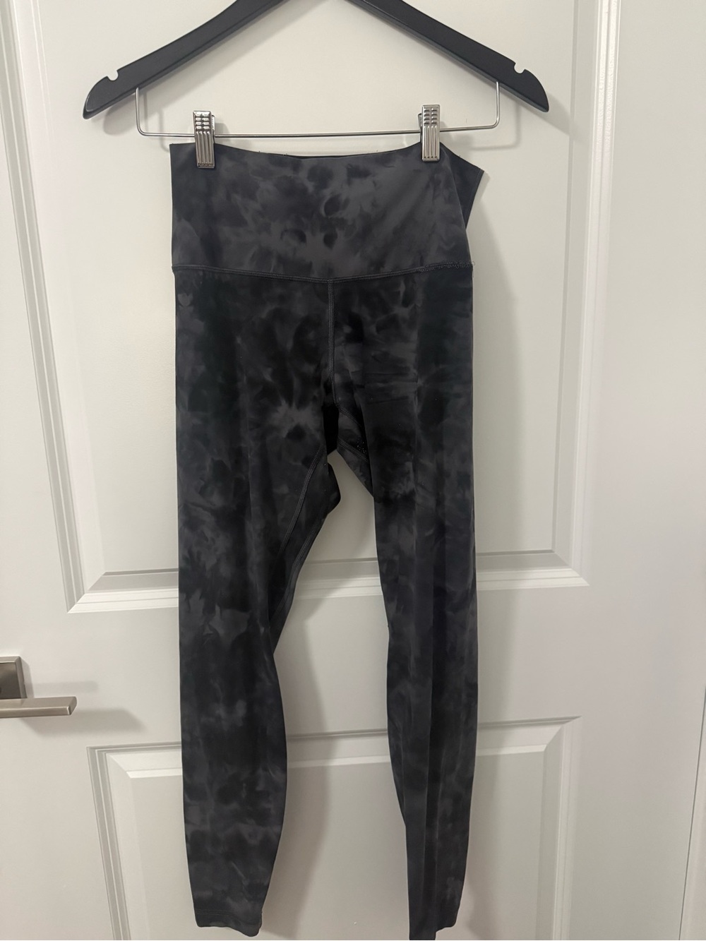 lululemon athletica Black Tie-Dye High-Rise Leggings Size 8